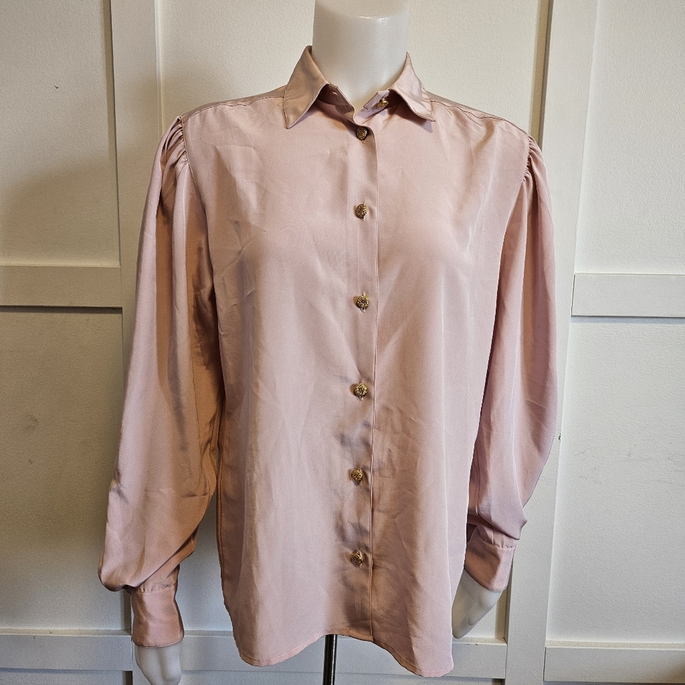 Vintage 80s/90s Satin Like Blouse